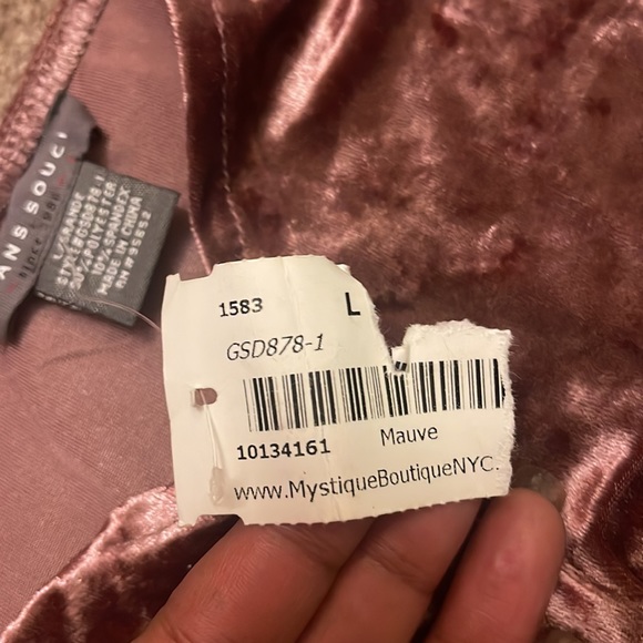 Mauve Velvet Dress - Picture 5 of 5